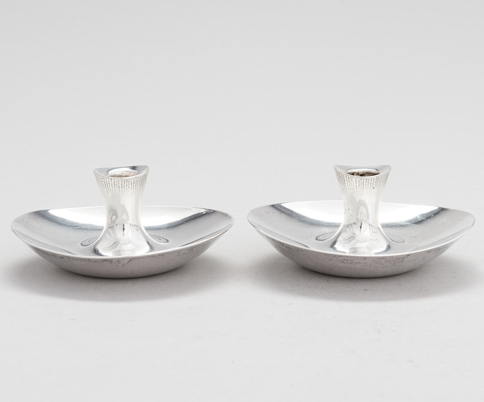 Tapio Wirkkala, Pair of candleholders, 1957