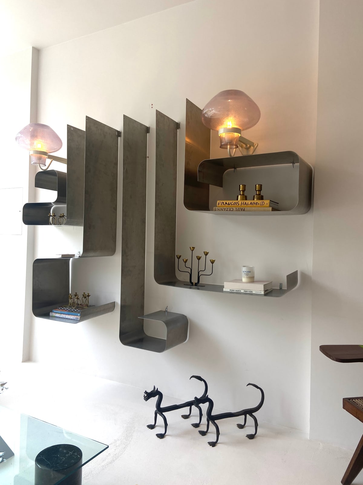 Furniture, Zig-Zag Bookshelf for Joëlle Ferlande