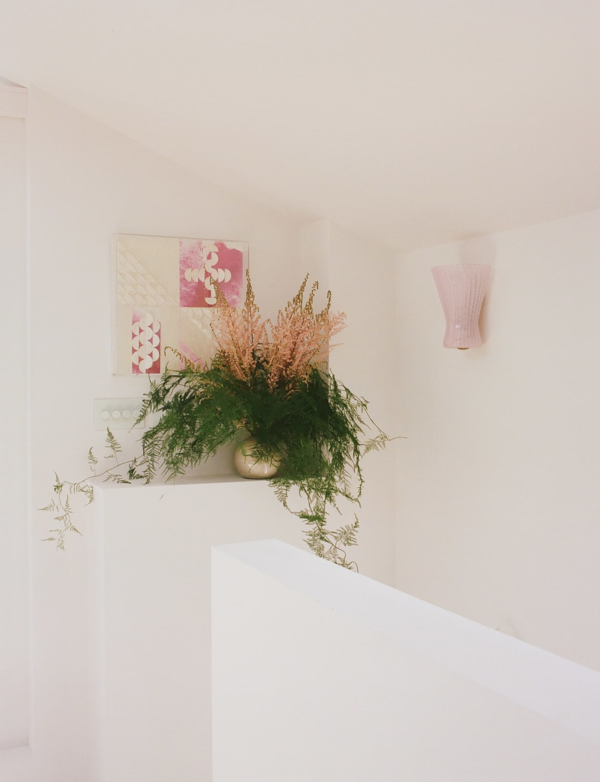 Art, 'Untitled' Pink Collage by Begga D'Haesse Niet