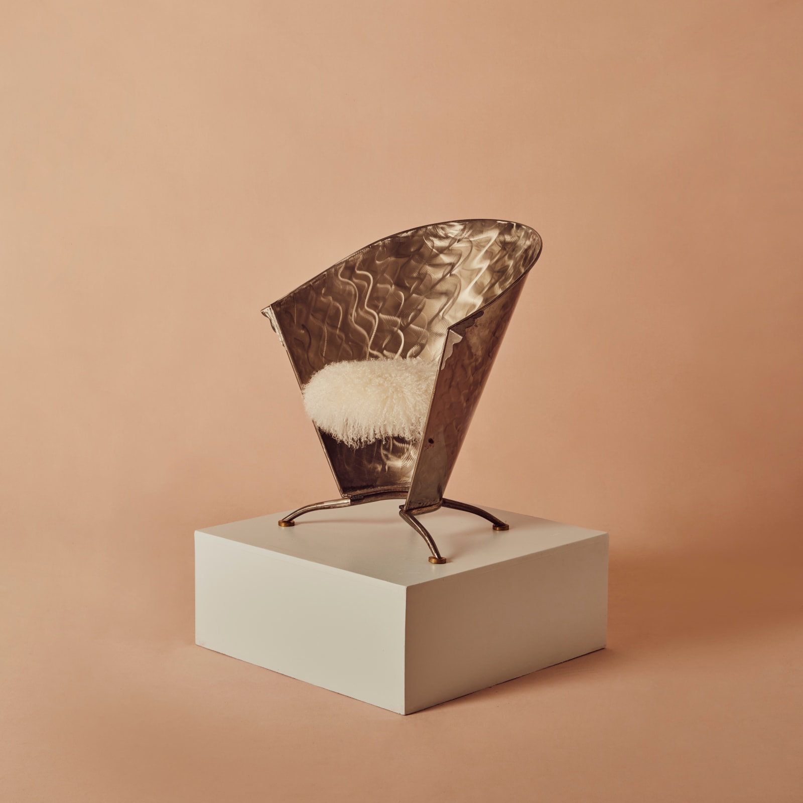 Chair, Postmodern Metal Chairs