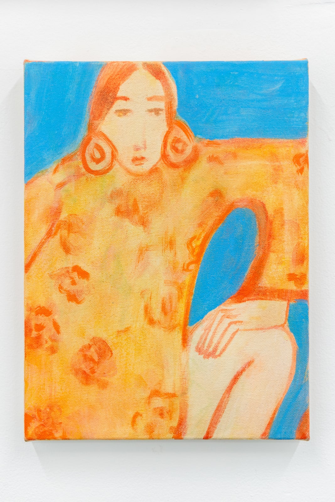 Meghan Borah, Girl in Floral Dress, 2021