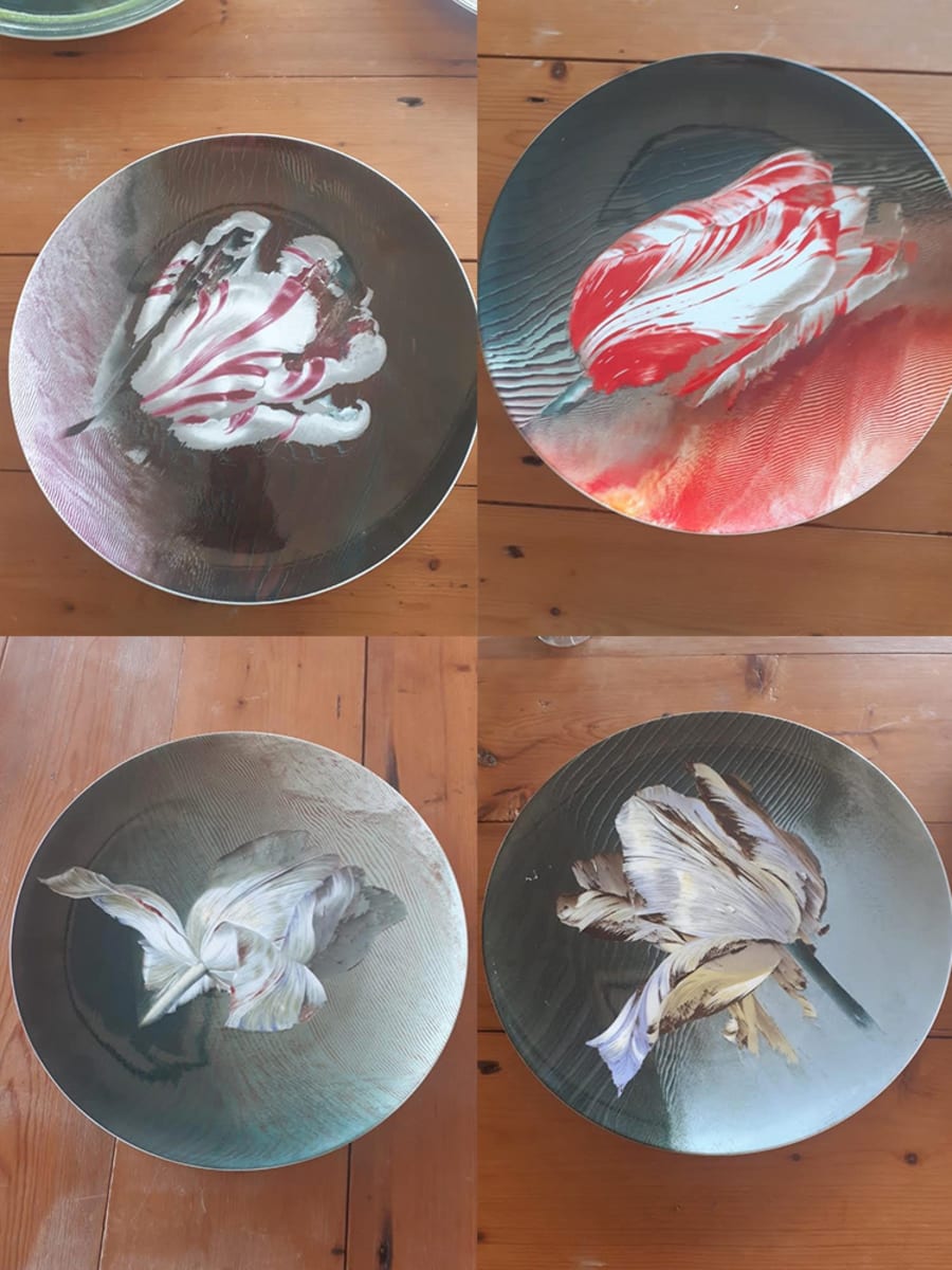 Gordon Cheung, Gordon Cheung Ceramic Plates, 2021