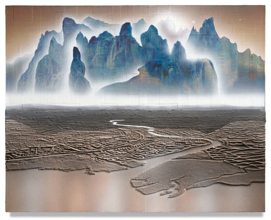 Gordon Cheung, On the Horizon (study), 2018