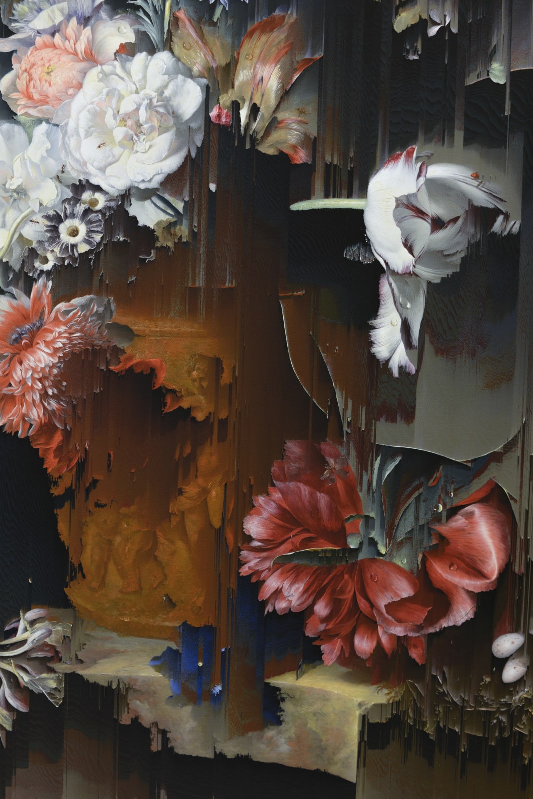 Gordon Cheung, New Order Vase of Flowers (after Jan van Huysum, c. 1722), 2022