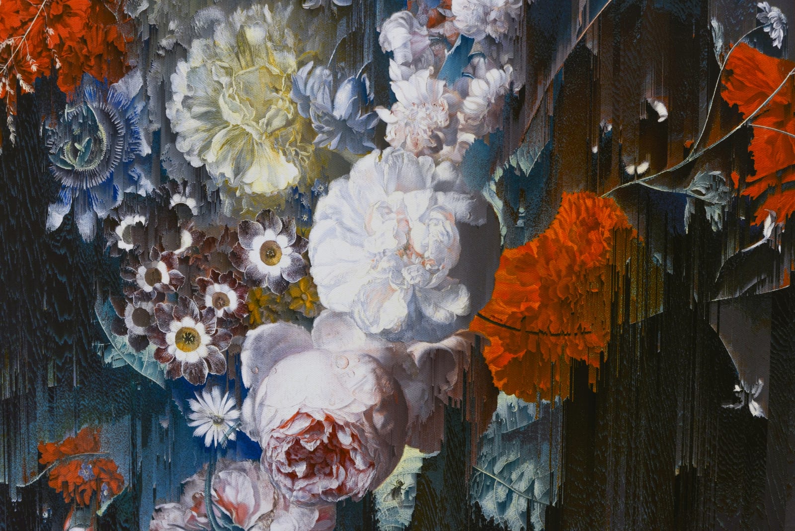 Gordon Cheung, New Order Vase of Flowers (after Margareta Haverman, c. 1716), 2022