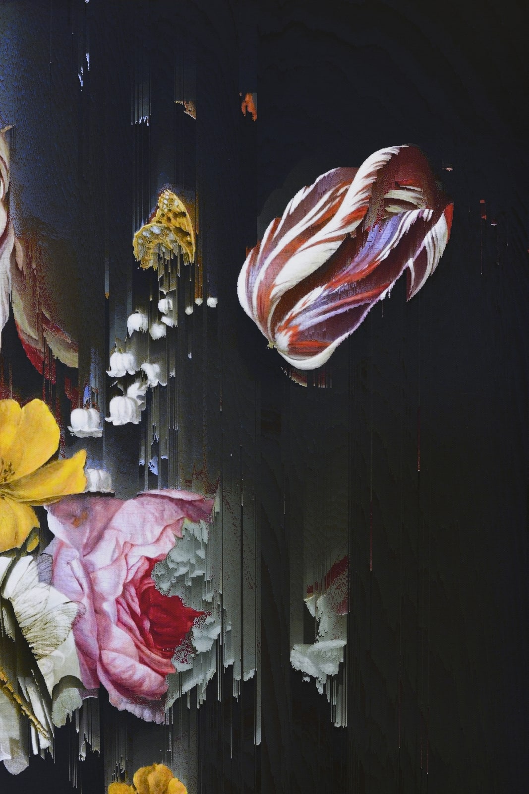 Gordon Cheung, New Order Flower Still Life (after Maria van Oosterwijck, c. 1669), 2022