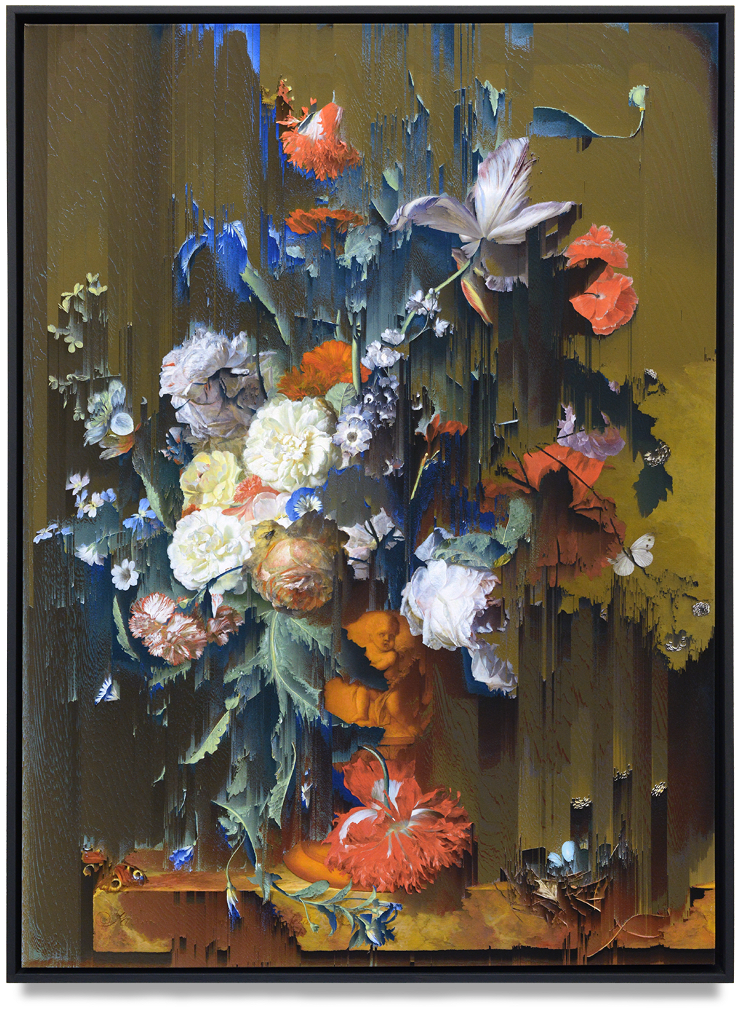 Gordon Cheung, New Order Flowers in an Urn (after Jan van Huysum, c. 1720-1722), 2022