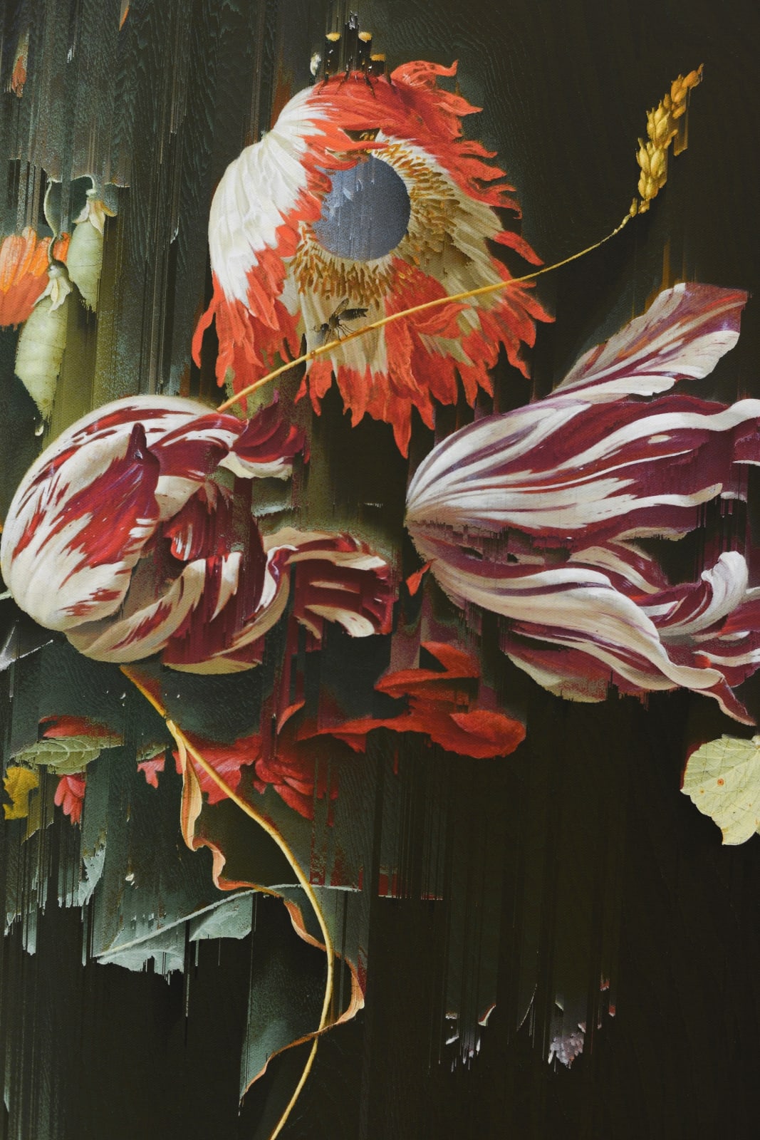 Gordon Cheung, New Order Vase of Flowers (after Jan Davidsz de Heem, c. 1660), 2024