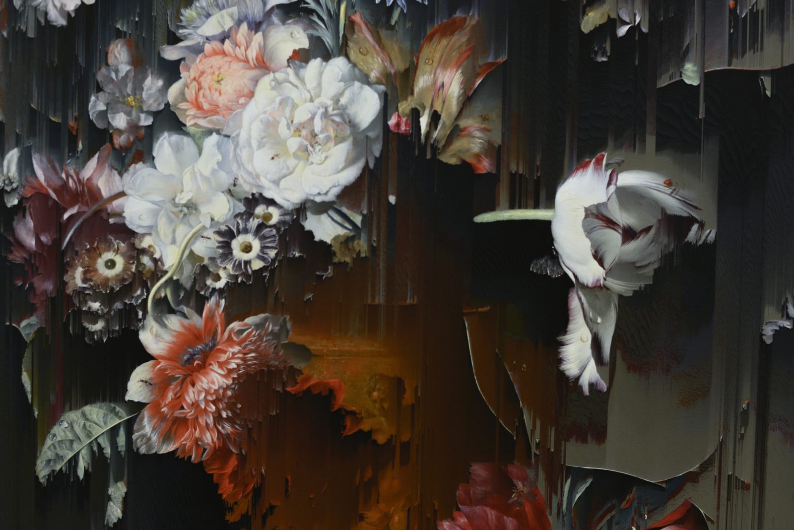 Gordon Cheung, New Order Vase of Flowers (after Jan van Huysum, c. 1722), 2022