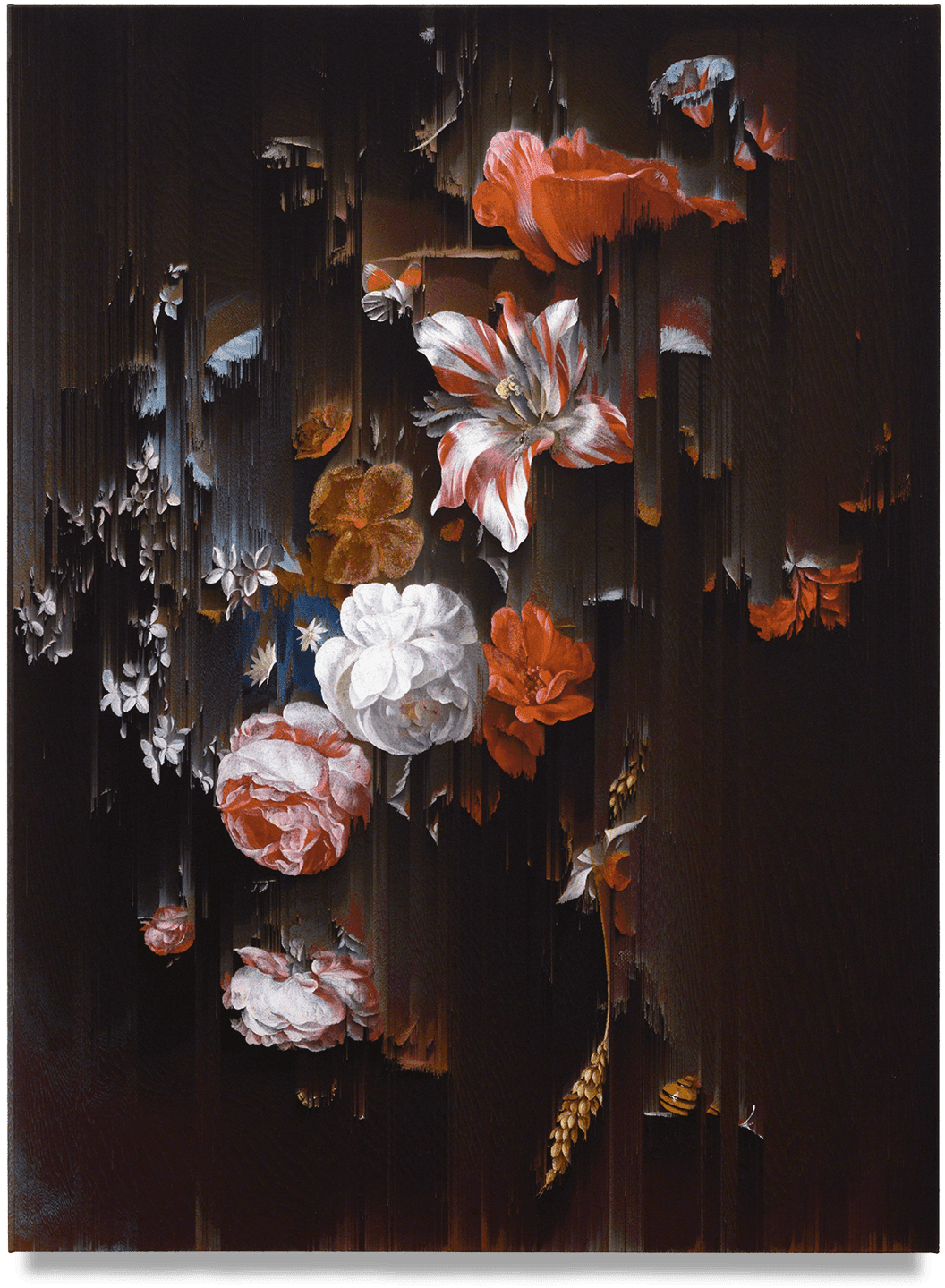 Gordon Cheung, New Order Flowers in a Vase (after Philip van Kouwenbergh, c. 1700), 2022
