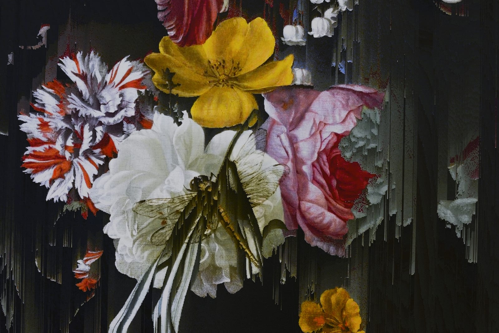Gordon Cheung, New Order Flower Still Life (after Maria van Oosterwijck, c. 1669), 2022