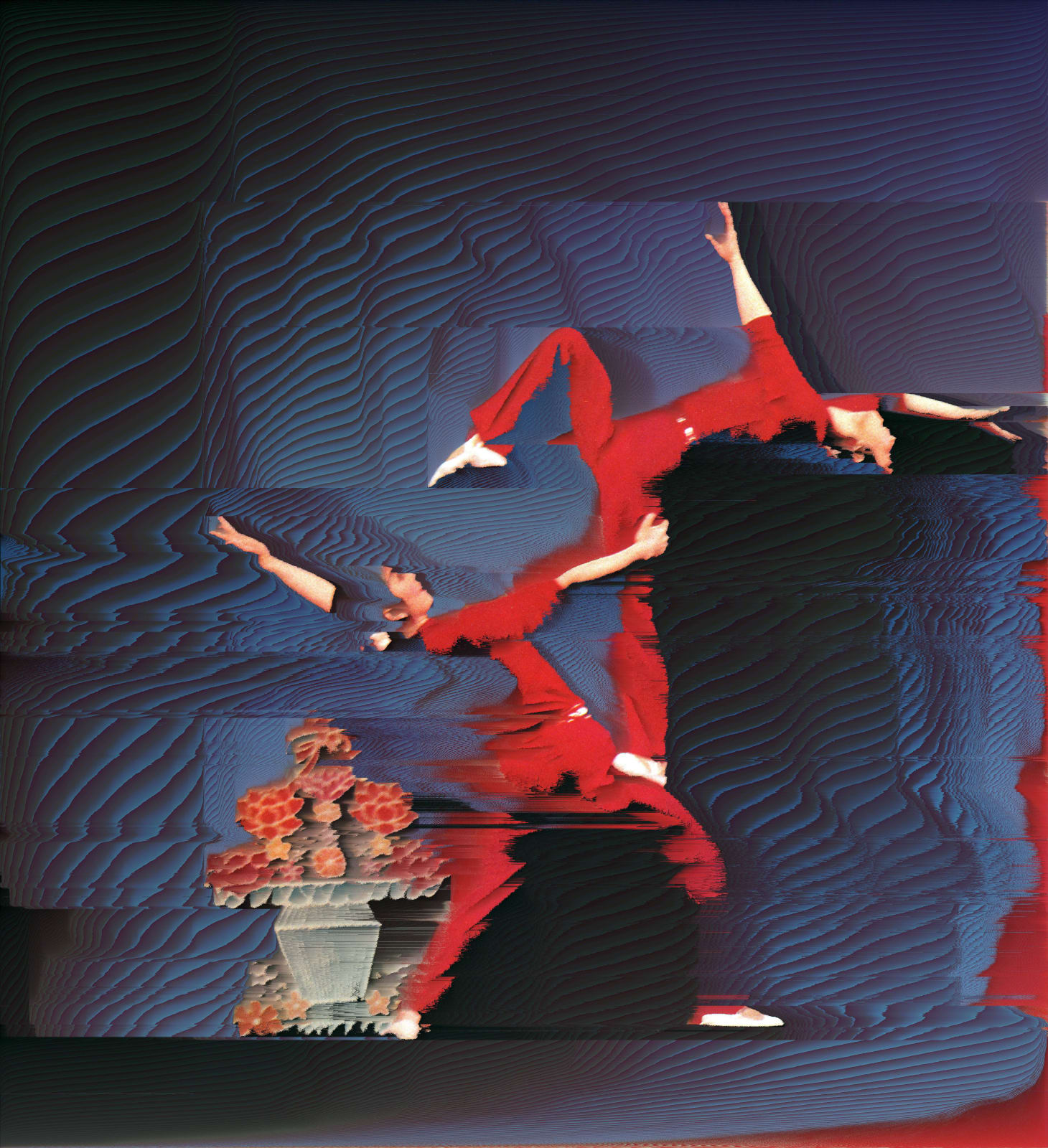Gordon Cheung, Balancing Gymnastics Red 2, 2018