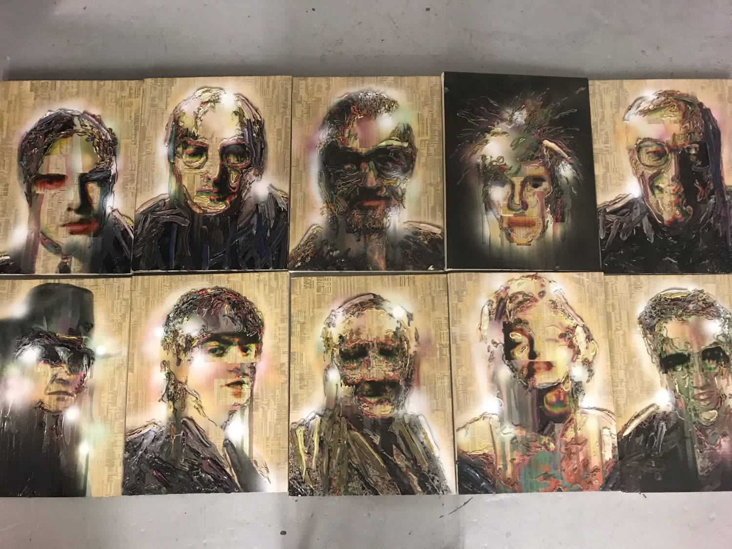 Gordon Cheung, Untitled ... Top 10 dead celebs, 2009