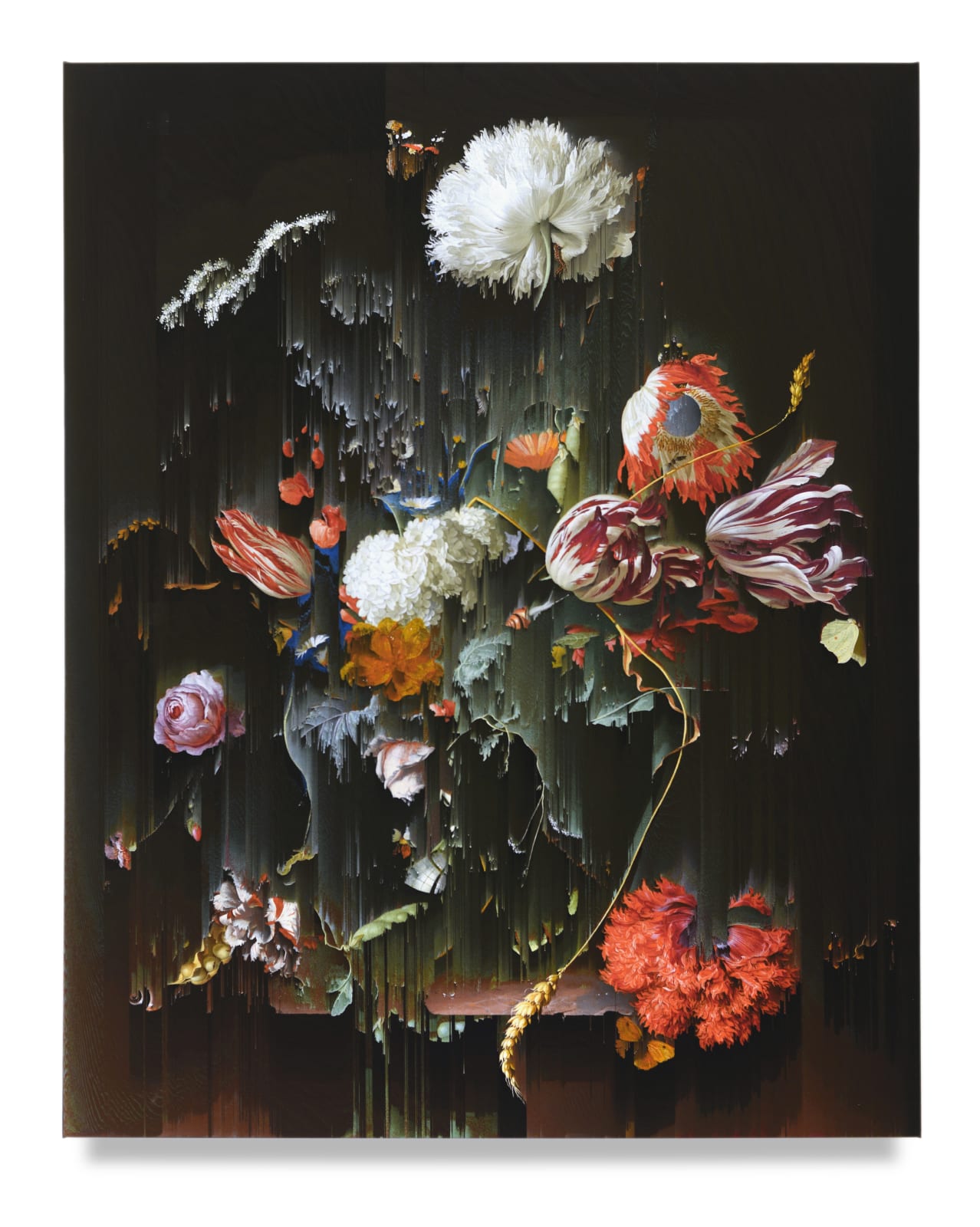 Gordon Cheung, New Order Vase of Flowers (after Jan Davidsz de Heem, c. 1660), 2024