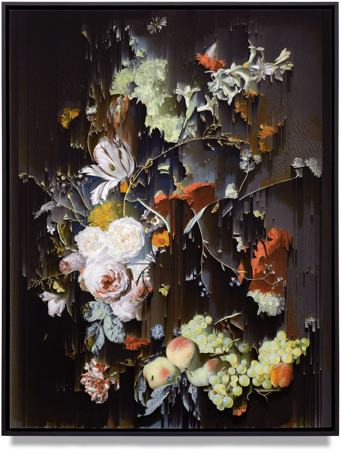 Gordon Cheung, New Order Still Life with Flowers and Fruit (after Jan van Huysum, c. 1715), 2022