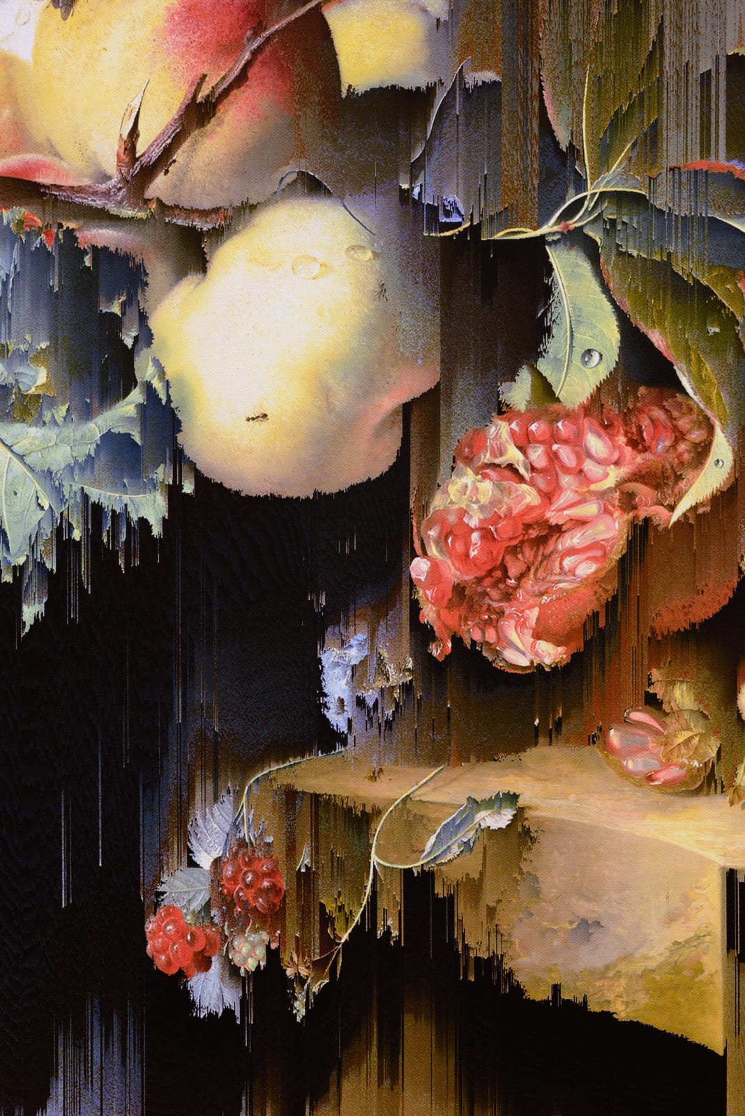 Gordon Cheung, New Order Fruit Piece (after Jan van Huysum, c. 1722), 2022