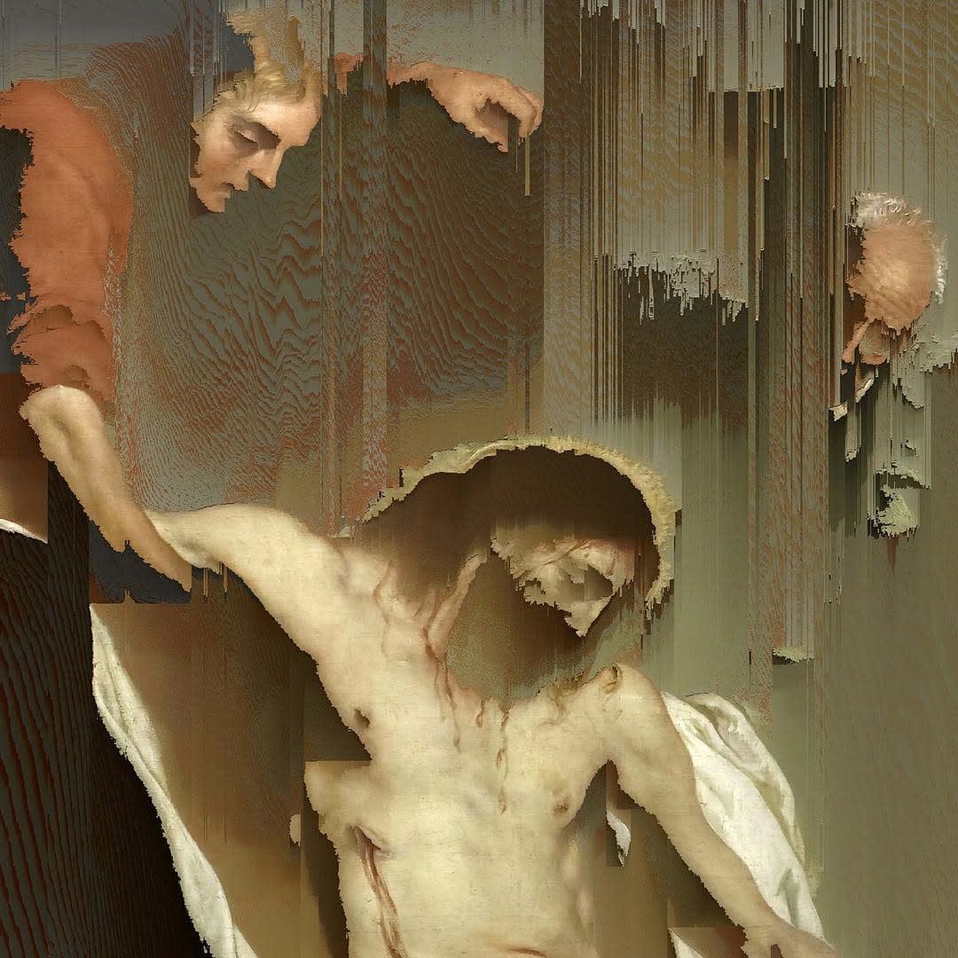 Gordon Cheung, The Descent from the Cross (after Gasper de Crayer 1630-1669), 2018