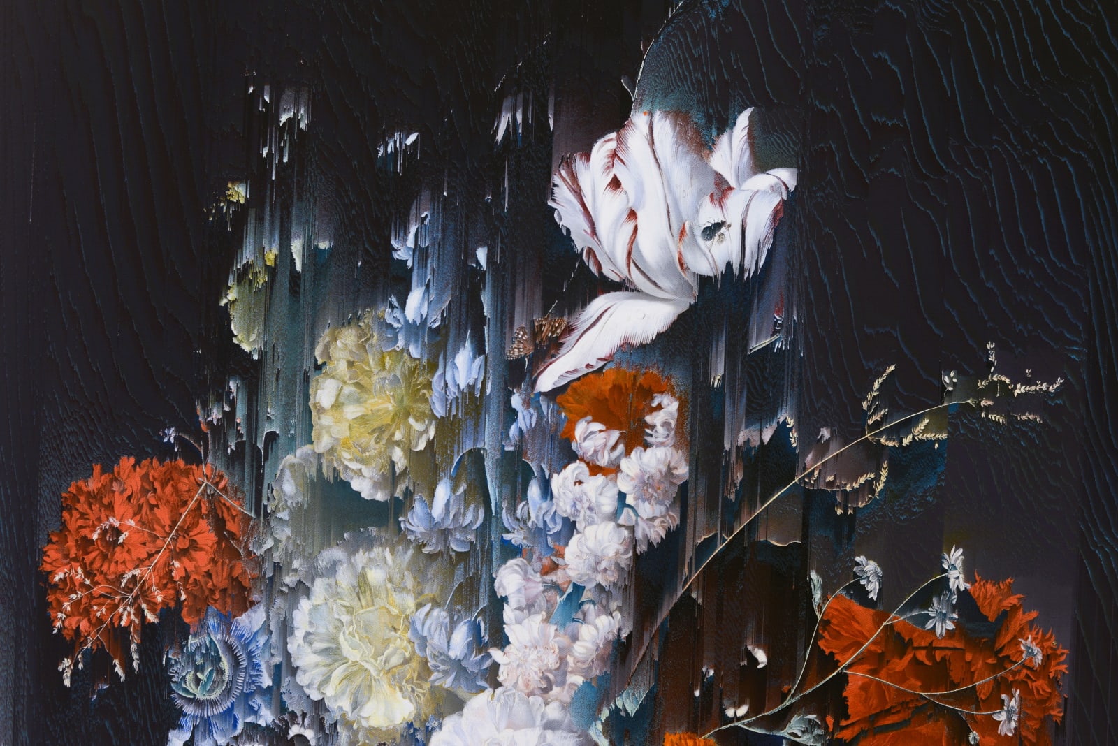 Gordon Cheung, New Order Vase of Flowers (after Margareta Haverman, c. 1716), 2022
