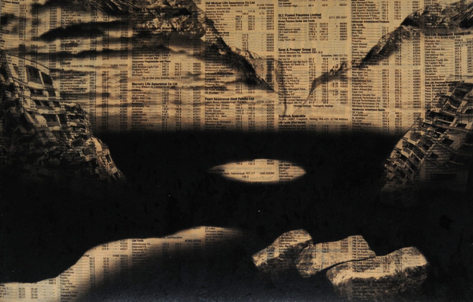 Gordon Cheung, Overlit Realm (Paper), 2004