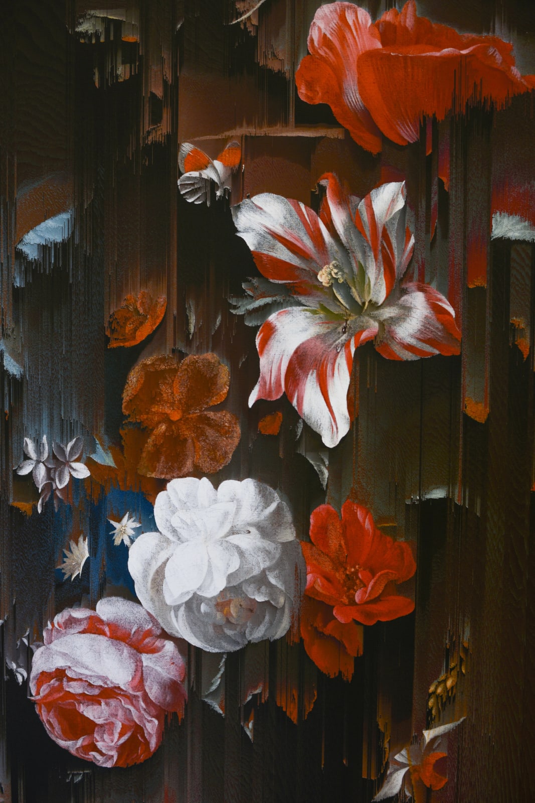 Gordon Cheung, New Order Flowers in a Vase (after Philip van Kouwenbergh, c. 1700), 2022