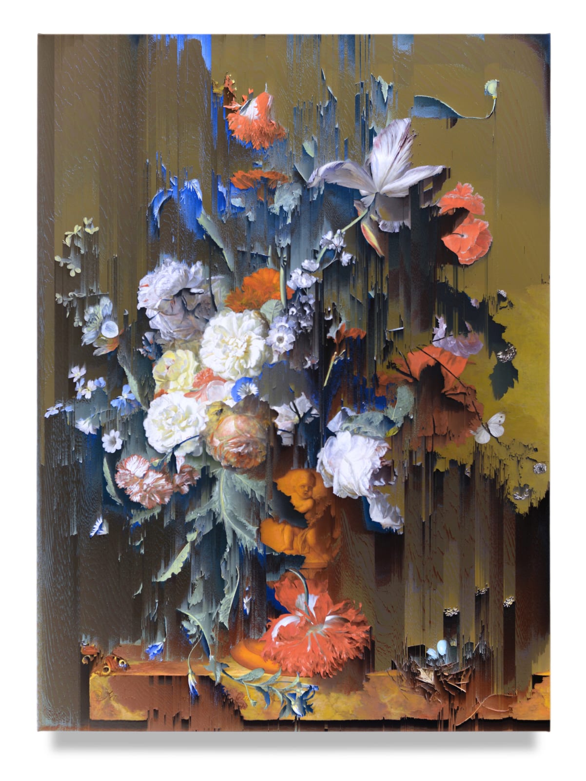 Gordon Cheung, New Order Flowers in an Urn (after Jan van Huysum, c. 1720-1722), 2022