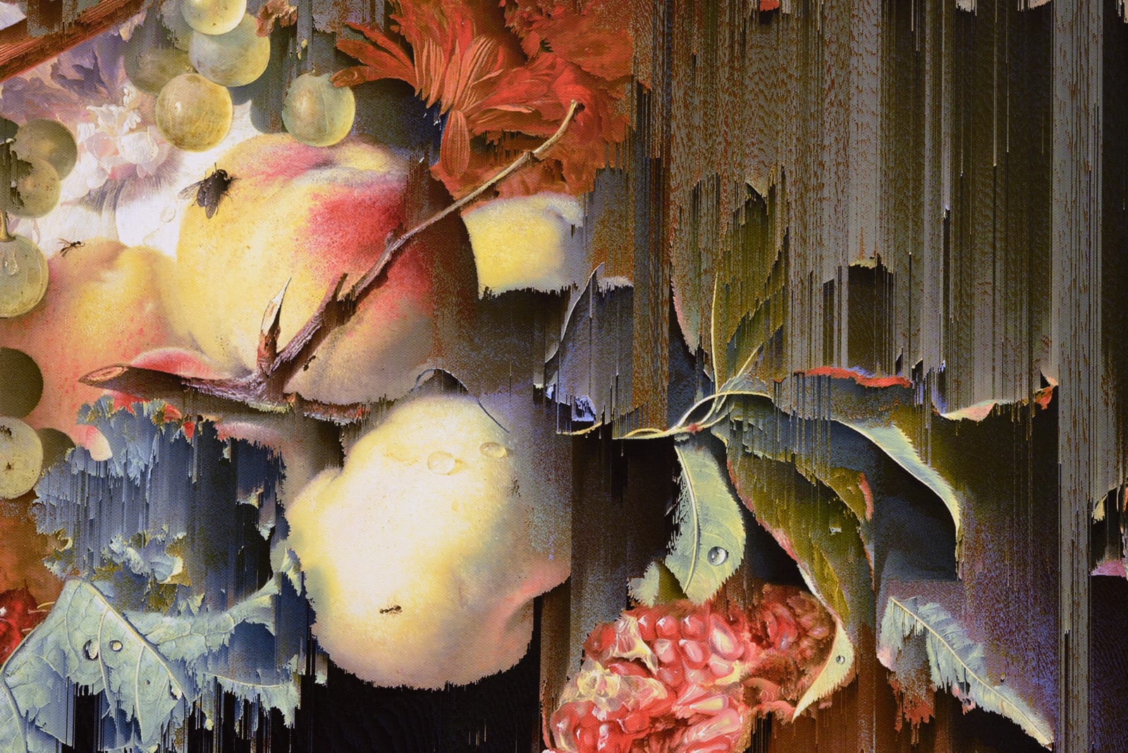 Gordon Cheung, New Order Fruit Piece (after Jan van Huysum, c. 1722), 2022