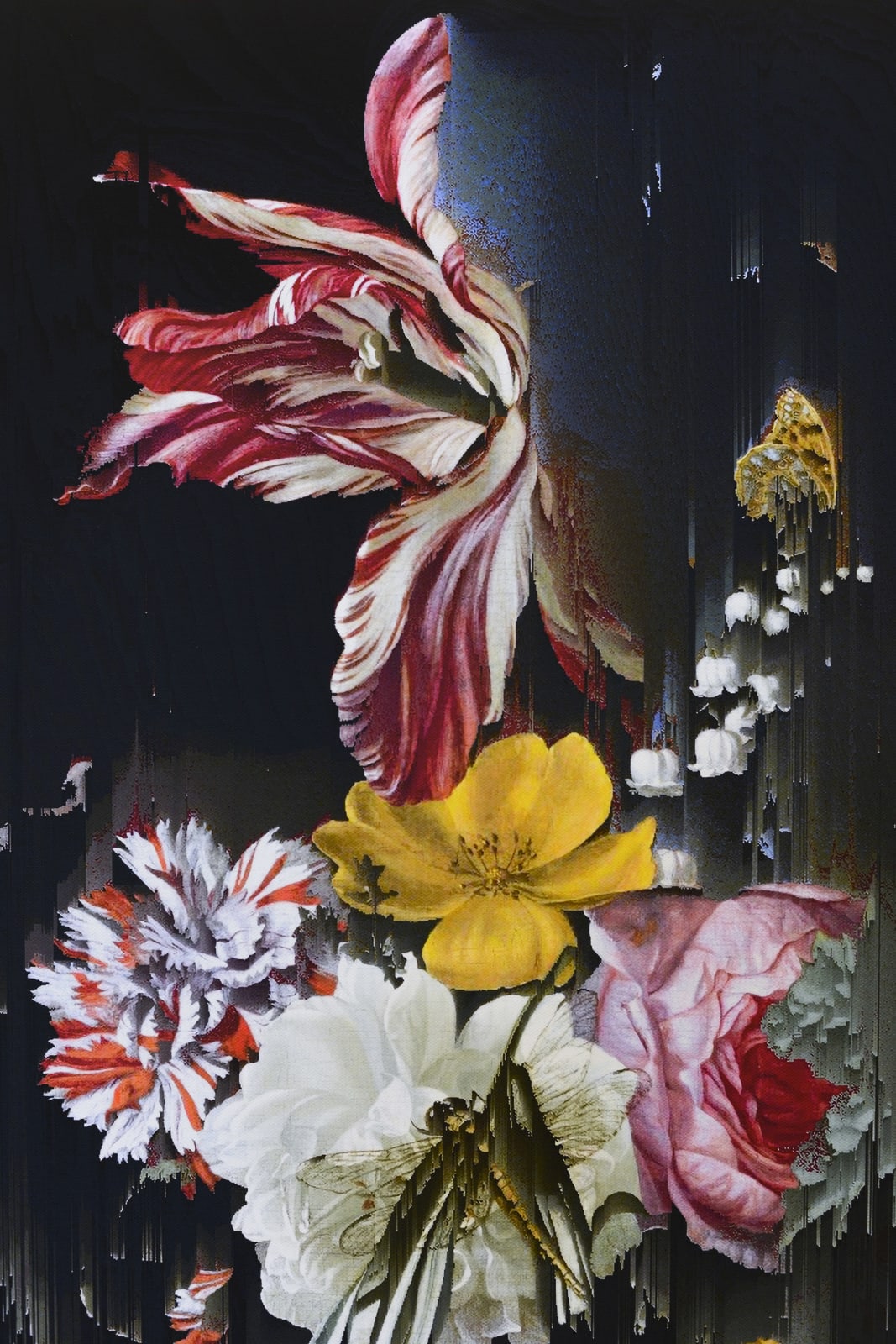 Gordon Cheung, New Order Flower Still Life (after Maria van Oosterwijck, c. 1669), 2022