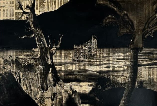 Gordon Cheung, Sleepwalker (Study on Paper), 2004