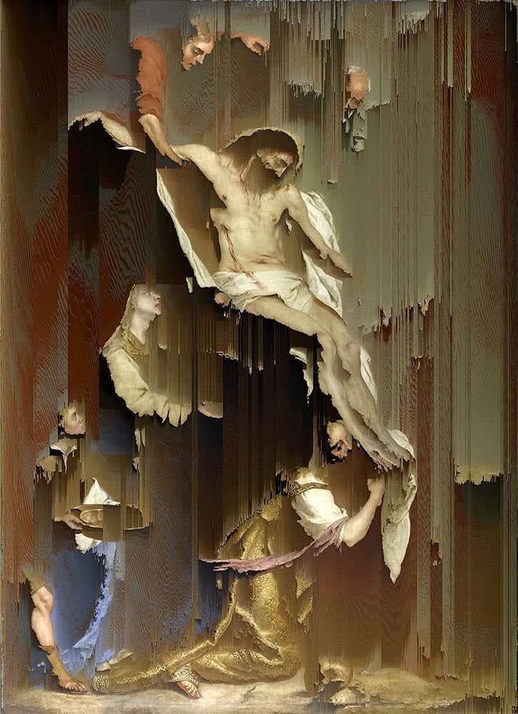 Gordon Cheung, The Descent from the Cross (after Gasper de Crayer 1630-1669), 2018
