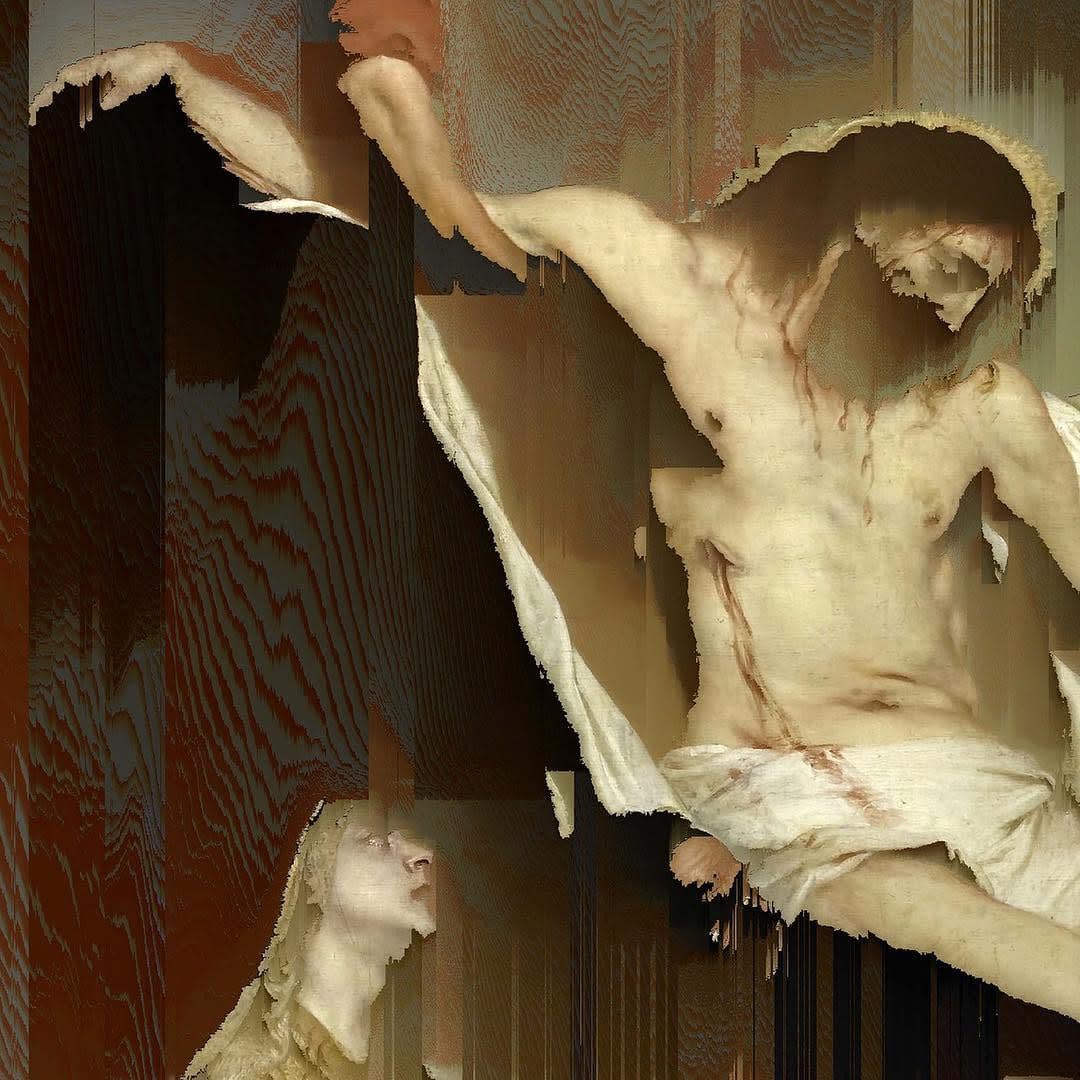 Gordon Cheung, The Descent from the Cross (after Gasper de Crayer 1630-1669), 2018