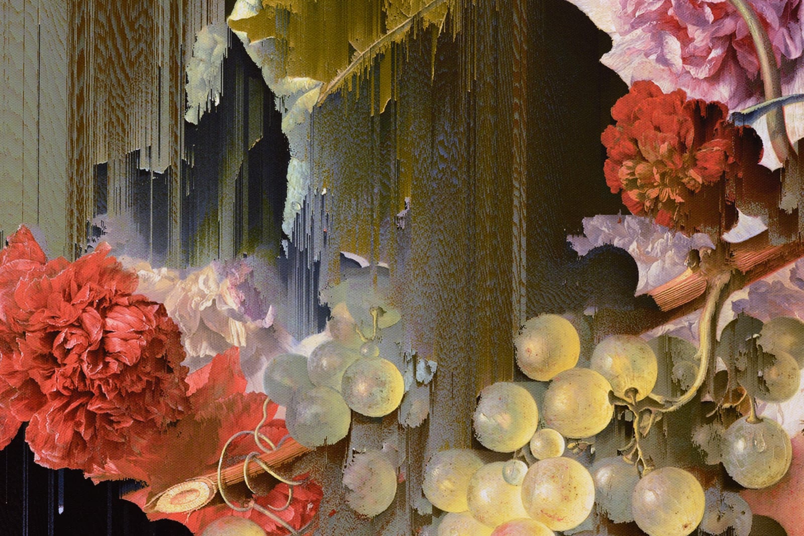 Gordon Cheung, New Order Fruit Piece (after Jan van Huysum, c. 1722), 2022