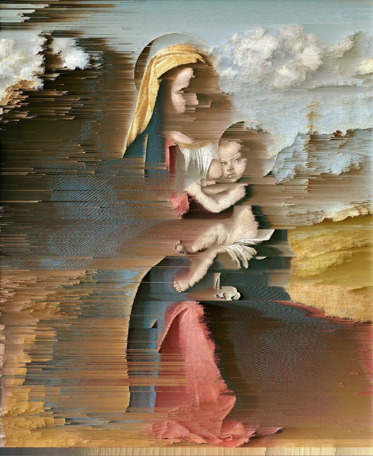 Gordon Cheung, Madonna and Child (after Giovanni Battista Cima da Conegliano, 1512-1517), 2020