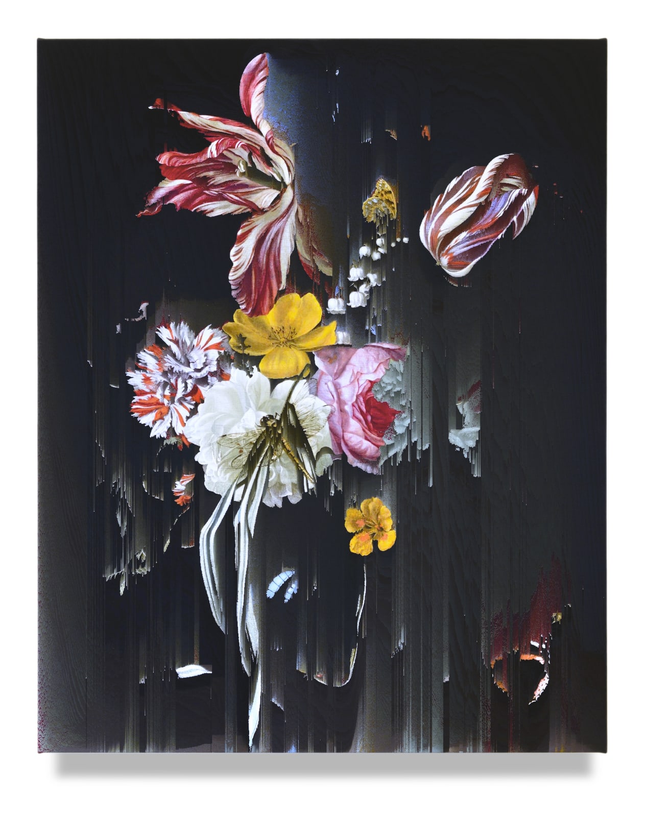 Gordon Cheung, New Order Flower Still Life (after Maria van Oosterwijck, c. 1669), 2022