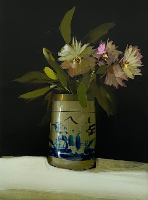 Martin Mooney, Chrysanthemum in Chinese Vase