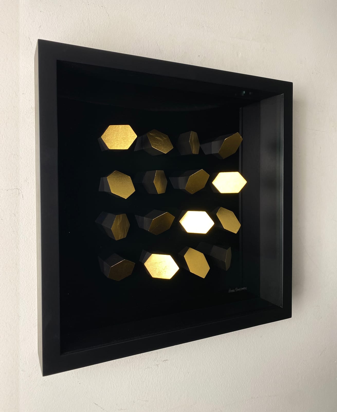 Peter Monaghan, Black and Gold Hexagons