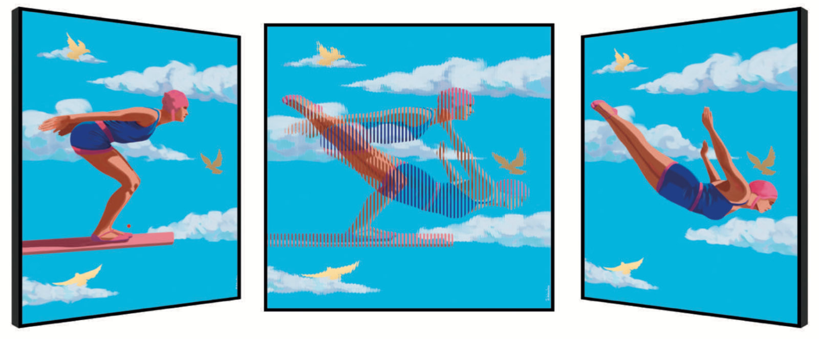 Patrick Rubinstein, La plongeuse