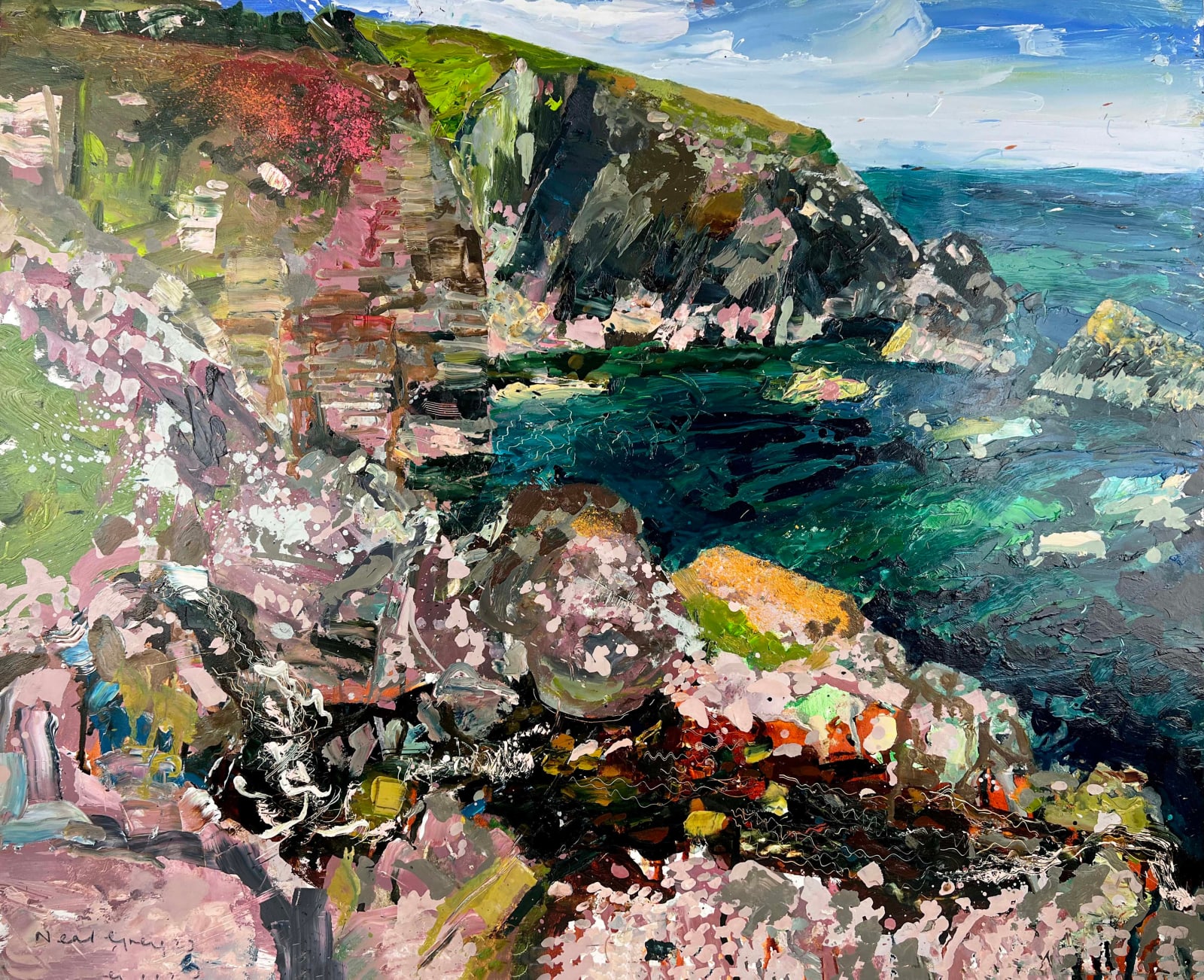 Neal Greig RUA, Stream to the Sea, Donegal