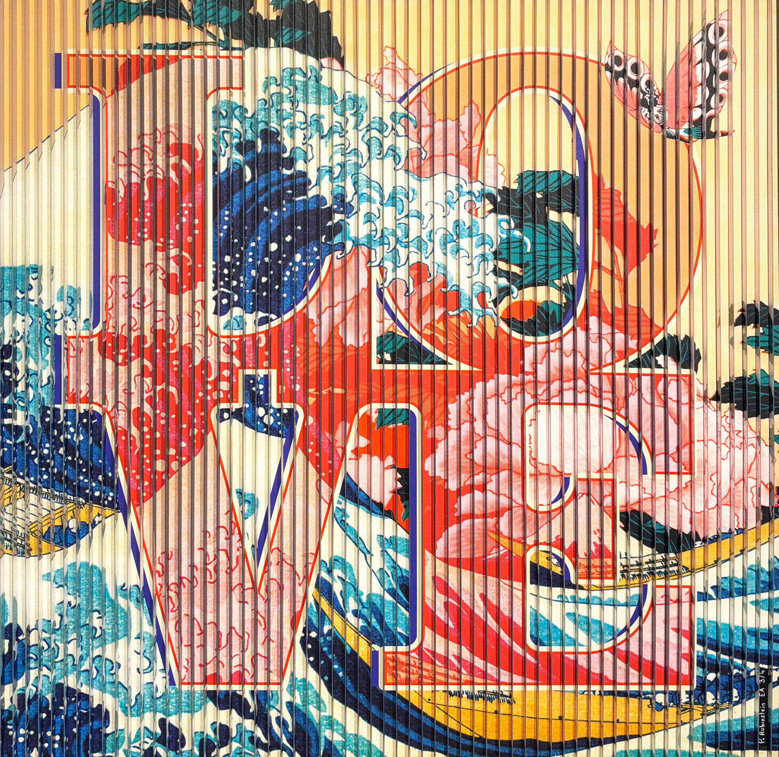 Patrick Rubinstein, Les roses d'Hokusai