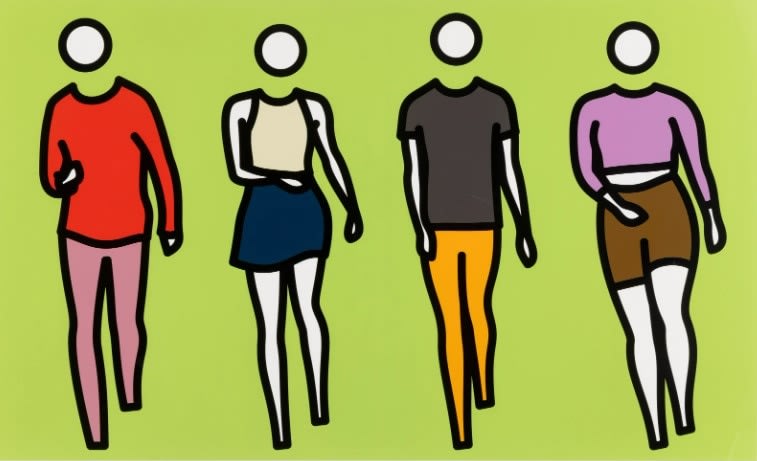 Julian Opie, Dance, Synced: Dance 2, 2024