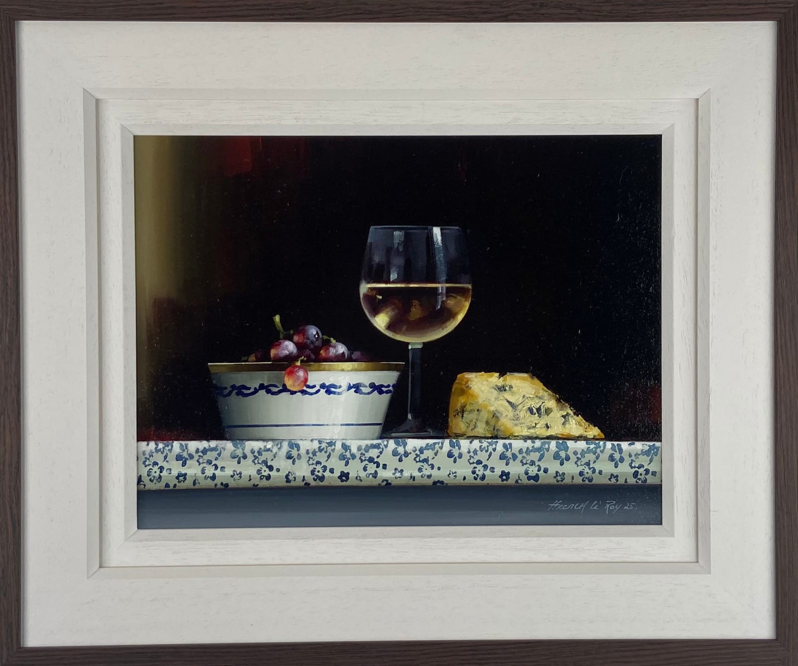 David French Le-Roy, Chardonnay and Cheese