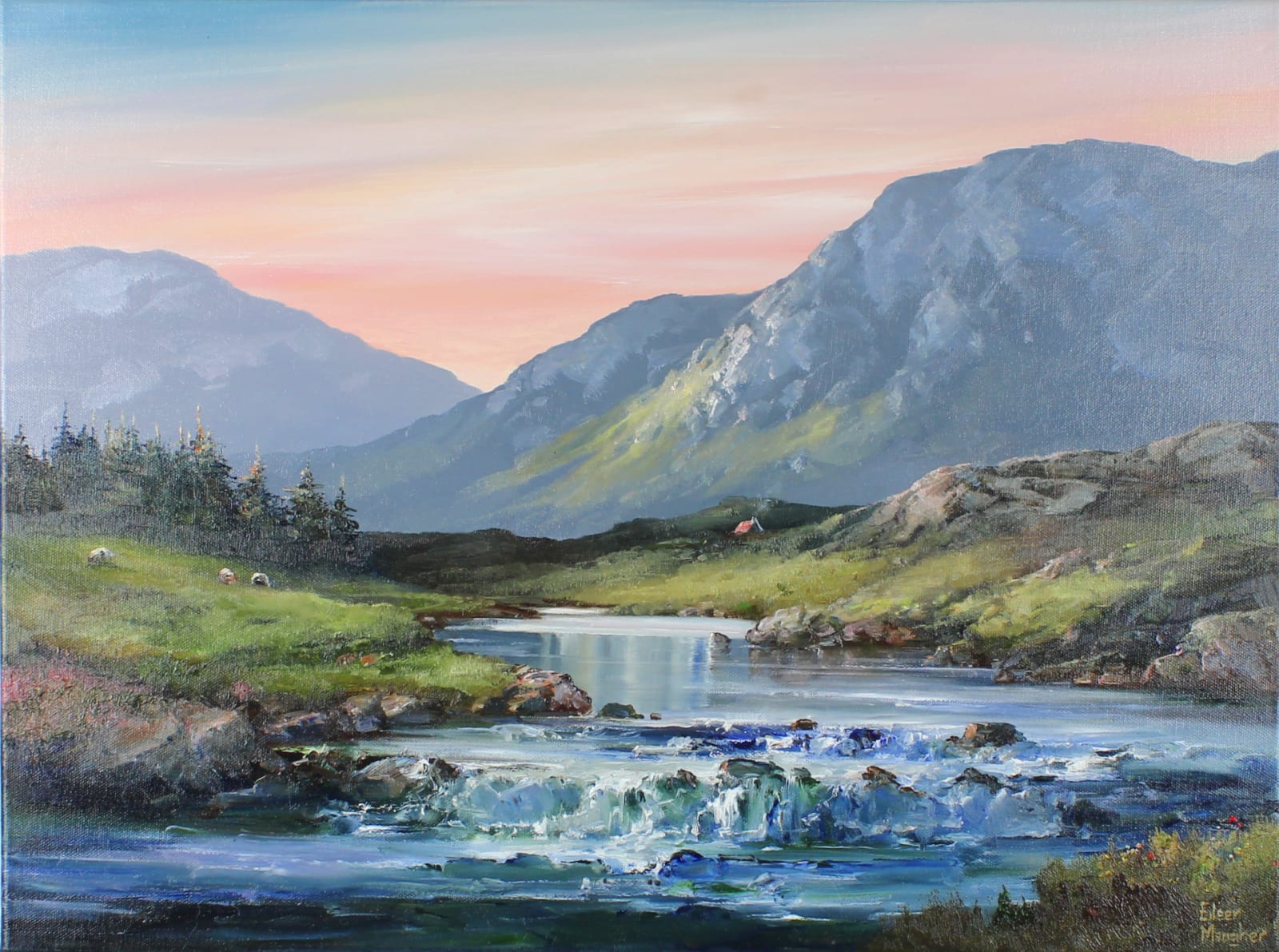 Eileen Meagher, Evening in Maam Valley, Connemara