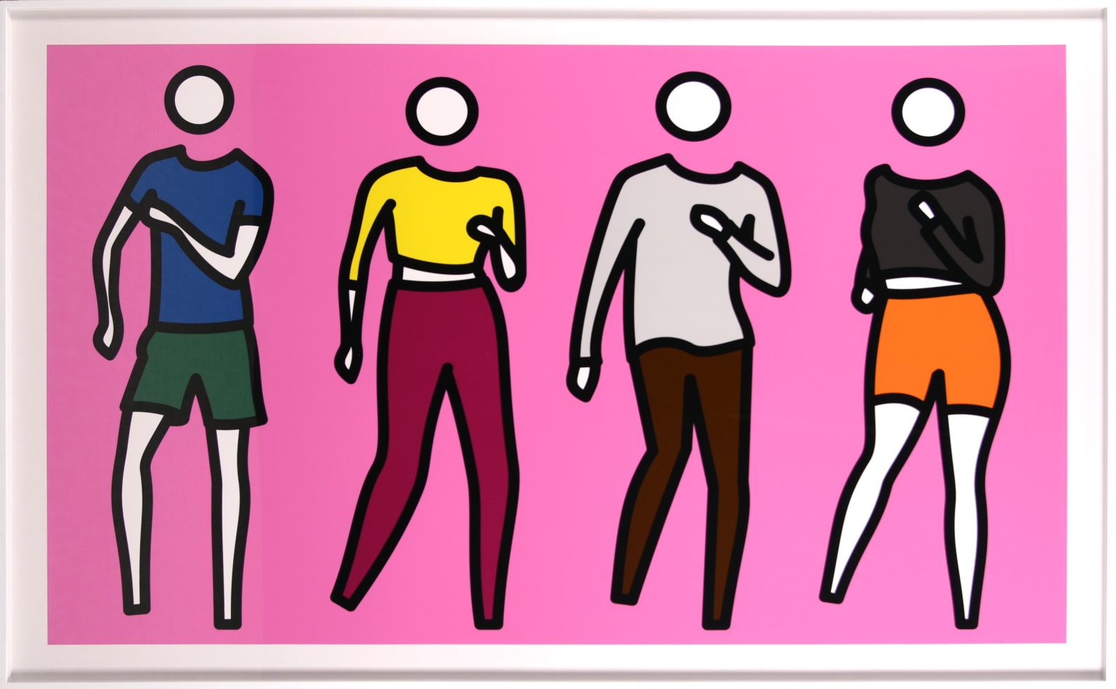 Julian Opie, Dance, Synced: Dance 1 , 2024