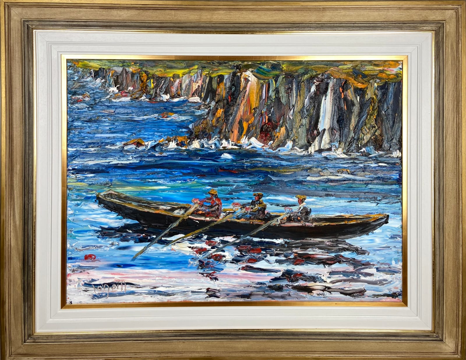 Liam O'Neill, Triúr sa Naomhóg Dúinín