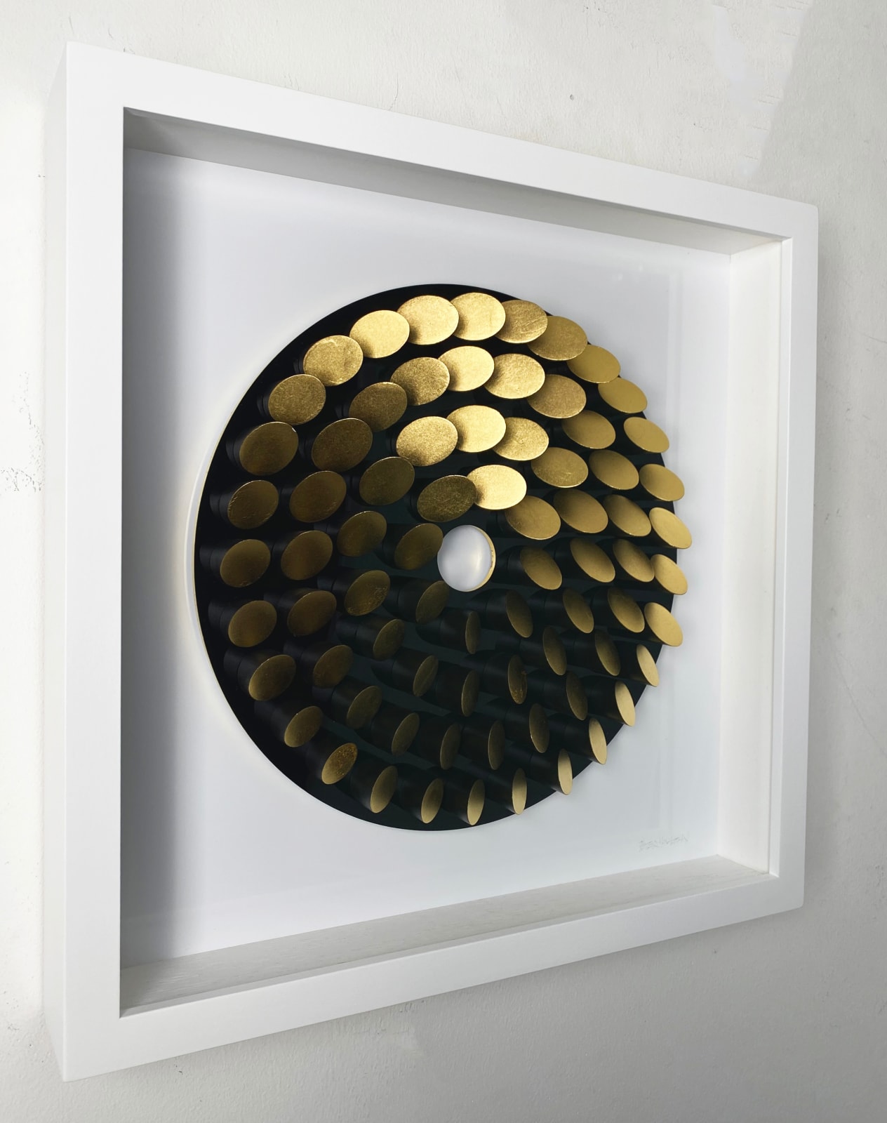 Peter Monaghan, Black and Gold Floating Disc