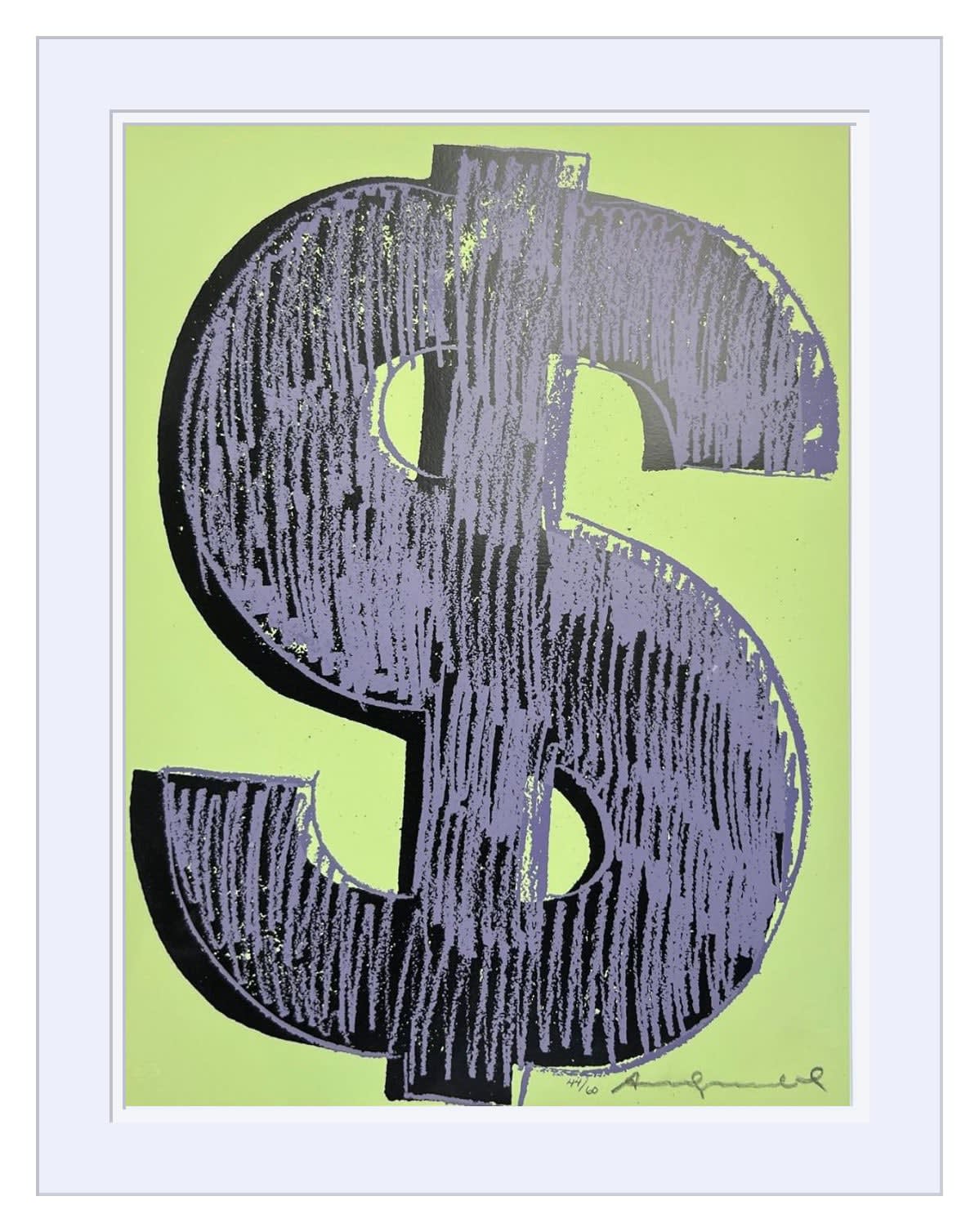 Andy Warhol, Dollar Sign, 1982