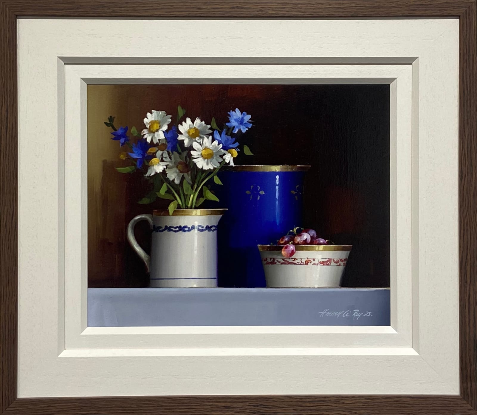 David French Le-Roy, Blue and White Summer Mix