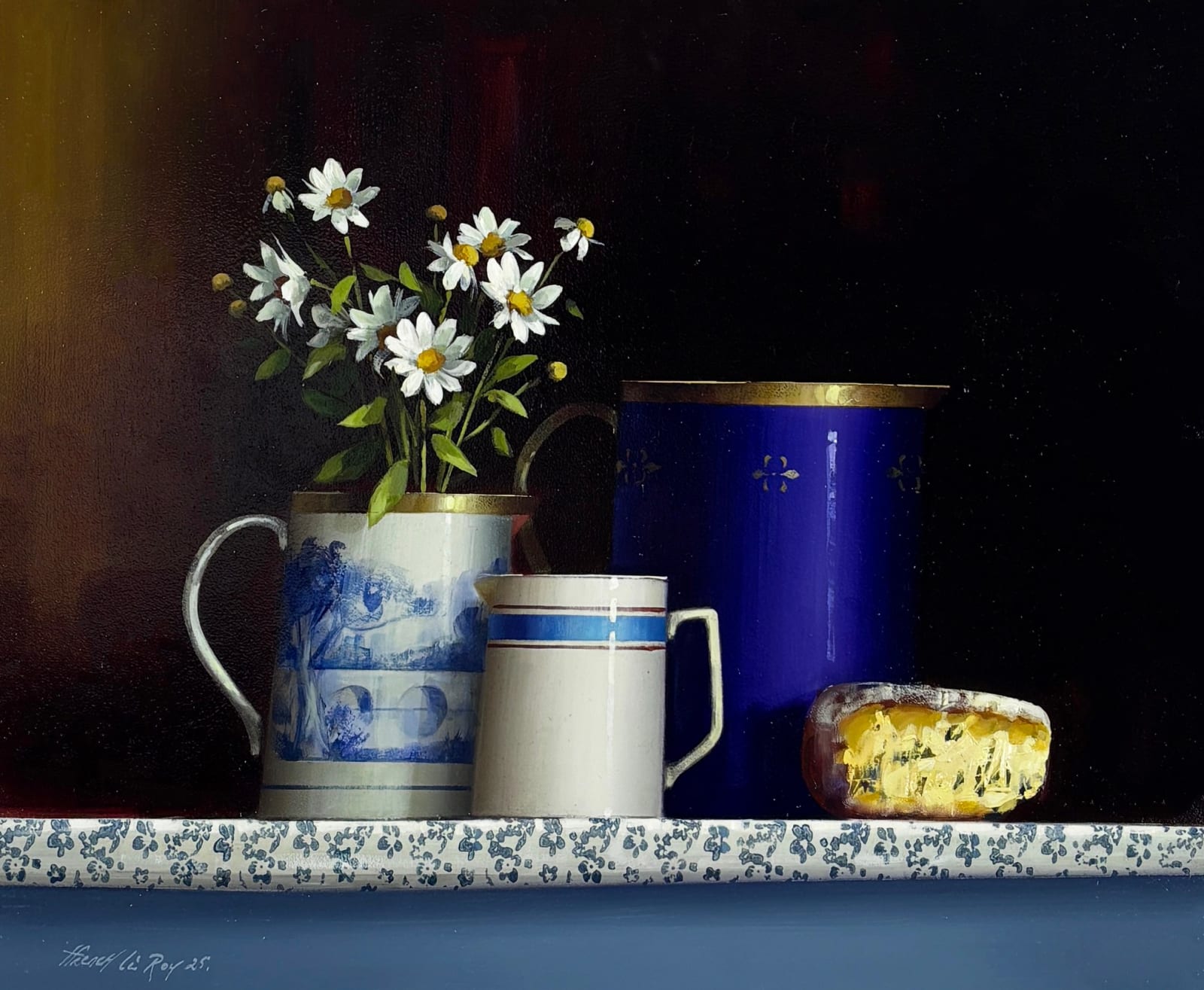 David French Le-Roy, Pantry Blue and Stilton