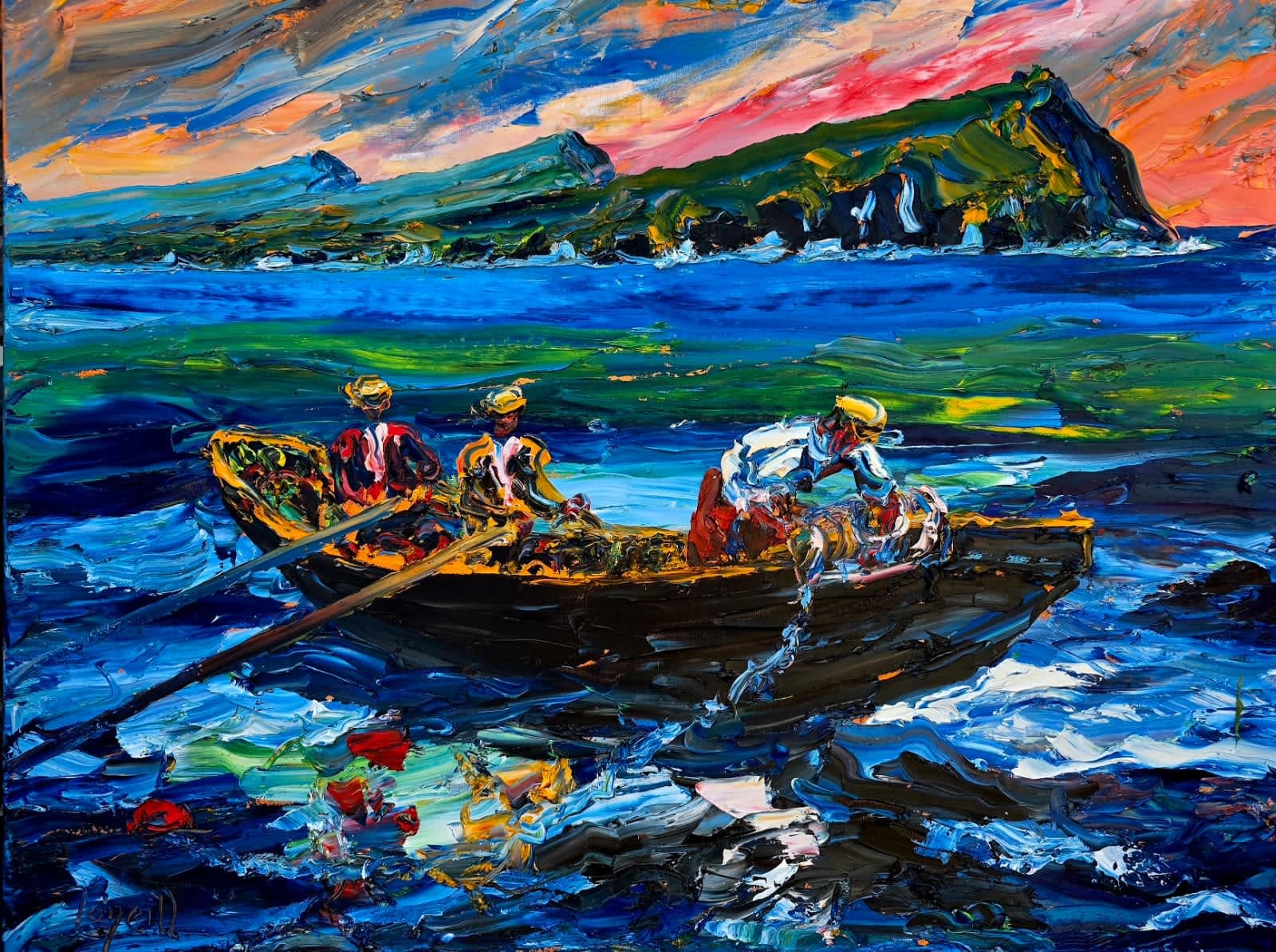 Liam O'Neill, First Pot by the Three Sisters