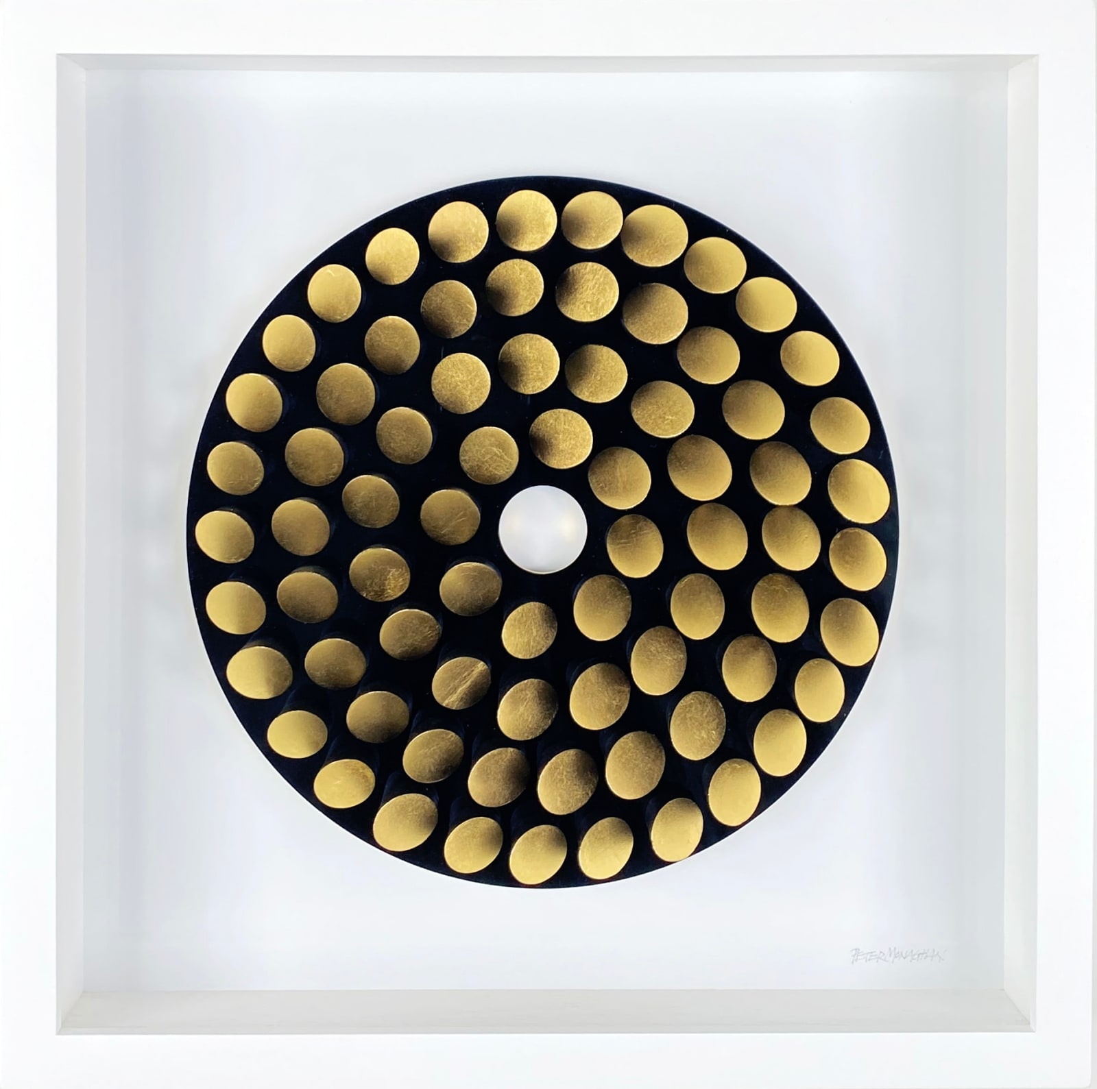 Peter Monaghan, Black and Gold Floating Disc