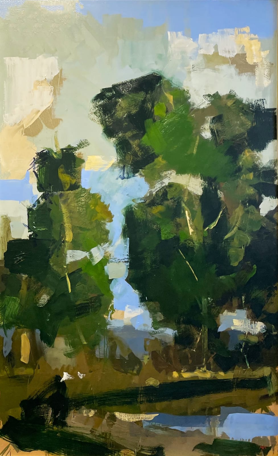 Martin Mooney, Pastoral View (Diptych)